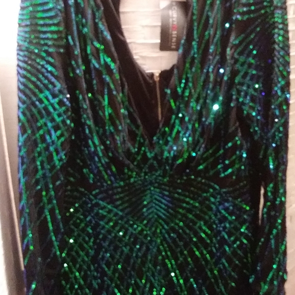 For Curvy Girls. Sequined Knit Mini NWT - Picture 9 of 14